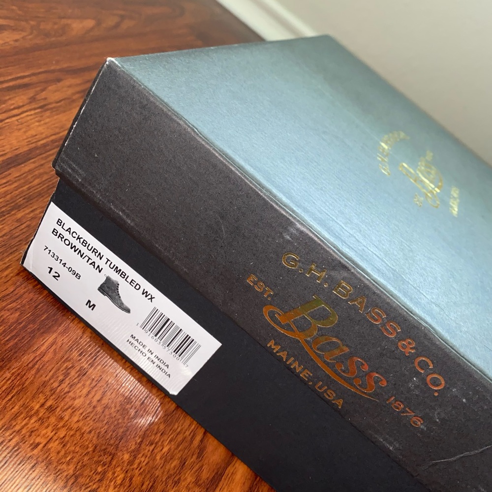 Bass Blackburn boots!